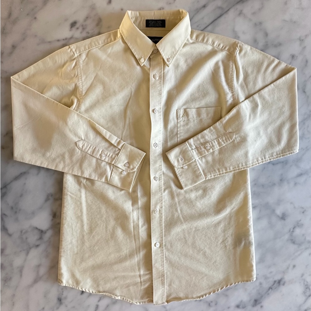 Nautica Casual Oxford Button-Down Shirt - Youth Size 18